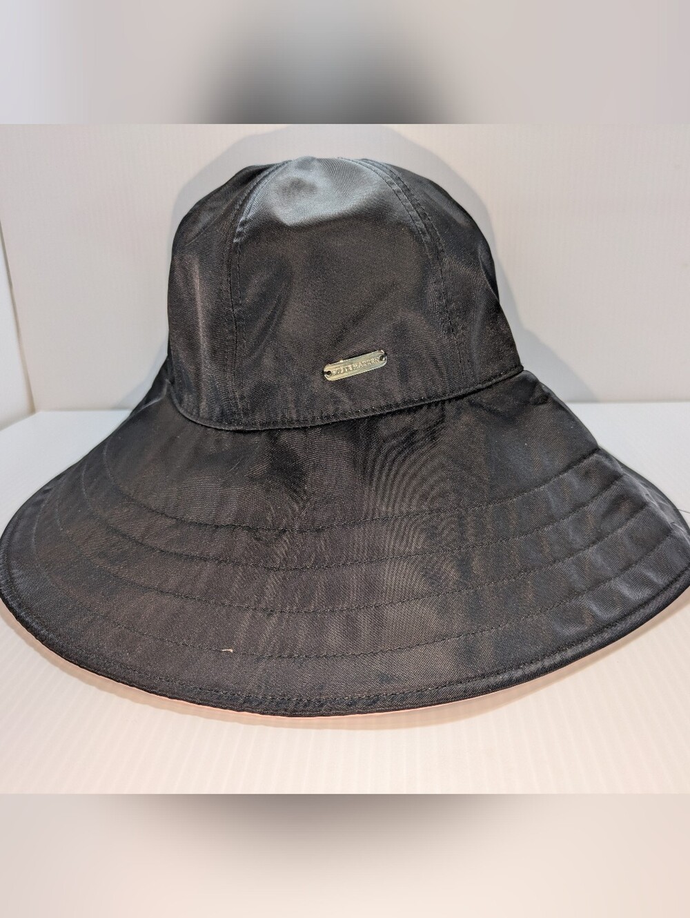 Steve Madden Black Wide Brim Bucket Hat Women's One Size Reversible Sun Hat
